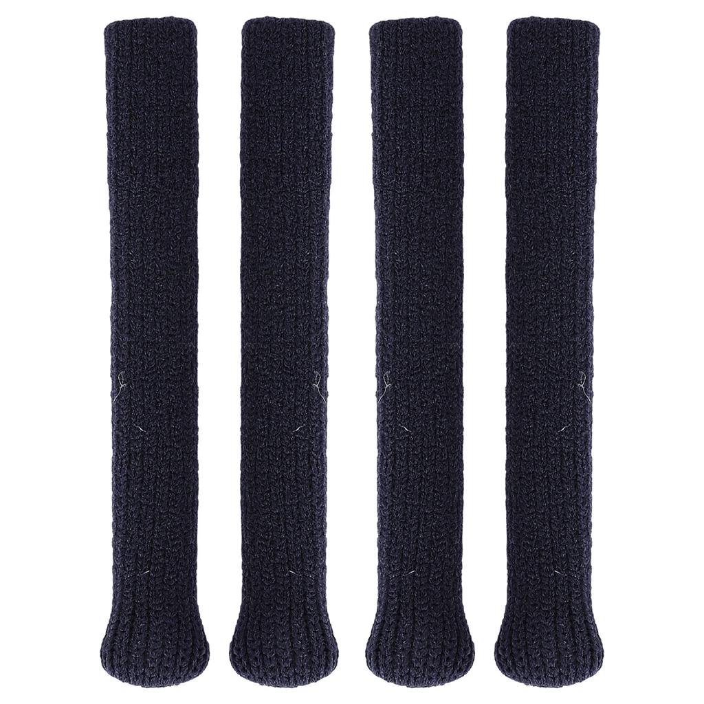 2 упаковки хлопковые подушечки для дужек очков, мягкие вязаные, нескользящие, фиксаторы, накладки на кончики дужек очков, темно-синие