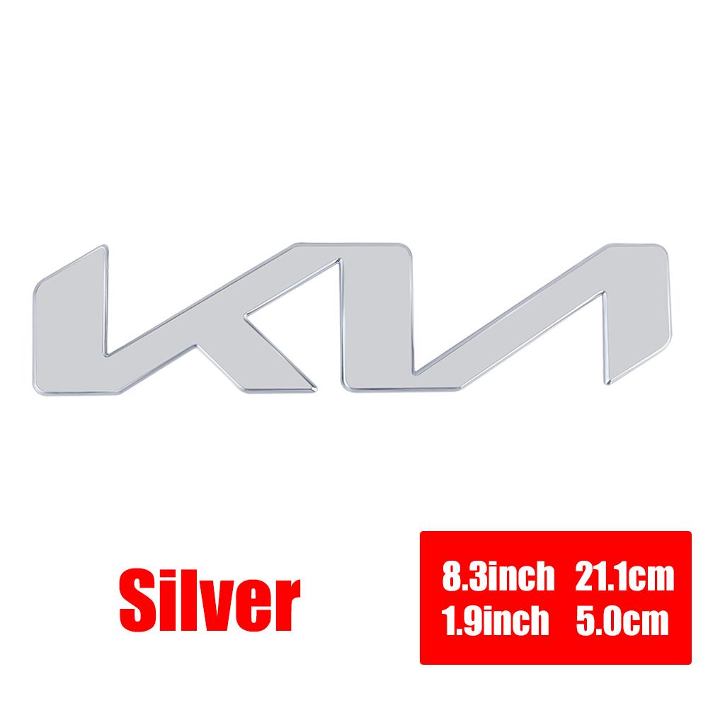 AABJA1 Car Front Hood Emblem Rear Trunk Badge Sticker Auto Accessories For Kia Sorento Sportage Forte Picanto Ceed Soluto KN Stinger