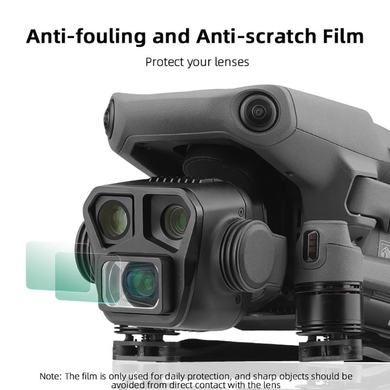 Широкоугольный Алюминиевый Сплав + Оптическая Линза для Mavic3 Pro - Более Широкое Поле Зрения Защитная Пленка от Царапин Ультралегкий Дизайн