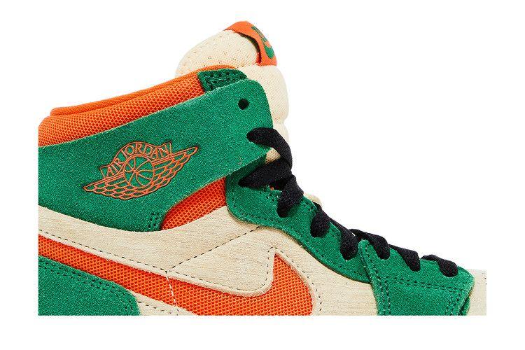 Women's Sneakers Jordan 1 High Zoom Air CMFT 2 Pine Green Orange Blaze (Women's)