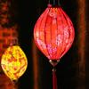 Chinese Style Satin Silk Lantern 12/14 Inch Plum Blossom Floral Pattern Lantern Festival Party New Year Decor Hanging Lanterns
