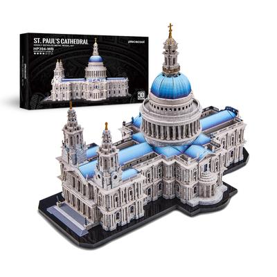 Piececool 3D Знаменитая 3D сборка без клея Коллекция среднего уровня Пазл, Металл, Ст. Собор Святого Павла, Архитектура, Пазл, Требуется, Требуется, 4 звезды