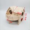 Hamster House and Hideout Cage Accessories Fun Cabin Gerbil for Small Pet