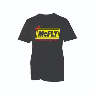 Команда McFly Busted против McFly Тур 2025 Rock Band Музыкальный Фан Графика Концертная Футболка