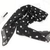 1 PC Ladies' Polka Dot Small Square Scarf With Printed Polka Dot Scarf, Silk Scarf