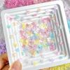Mini Small Bow Nail Art Accessories Internet Celebrity Ice Transparent Resin 3D Bowknot Beautiful Girl Nail Decoration