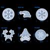Supplies Epoxy Resin Xmas Tree Shape Christmas Mould Snowflake Bell Deer Silicone Casting Mold