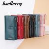 Baellerry Artificial Leather Long Wallets for Women Fashion Card Holder Ladies Zipper Coin Purse GZW