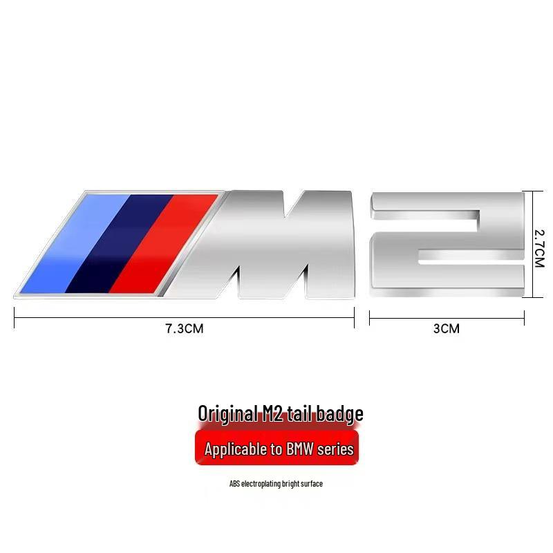 Наклейка-логотип на заднее крыло BMW M Series для M1-M6, 3 и 5 Серий, X6M