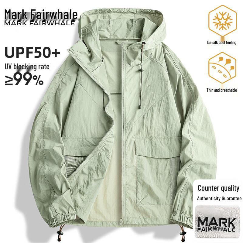 Mark Fairwhale Унисекс летний уличный топ с капюшоном