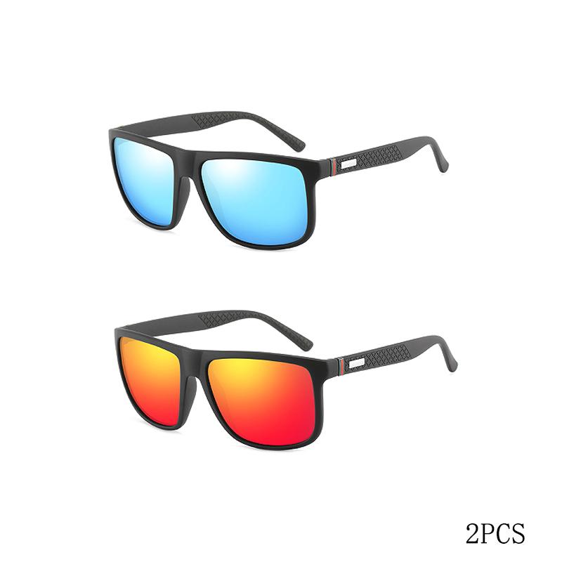 Модные винтажные квадратные поляризованные солнцезащитные очки для мужчин и женщин, роскошные брендовые дизайнерские мужские солнцезащитные очки для вождения, рыбалки, очки UV400 для мужчин