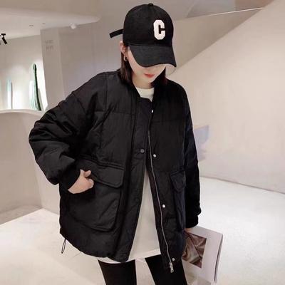 Пуховик женский зимняя корейская версия свободная короткая маленькая бейсбольная куртка