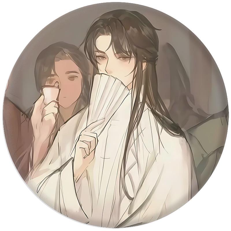 Жестяная значок из аниме «Цзян Цзинь Цзю» 4-й сезон - 2D значок-булавка «Пшено» Подарок