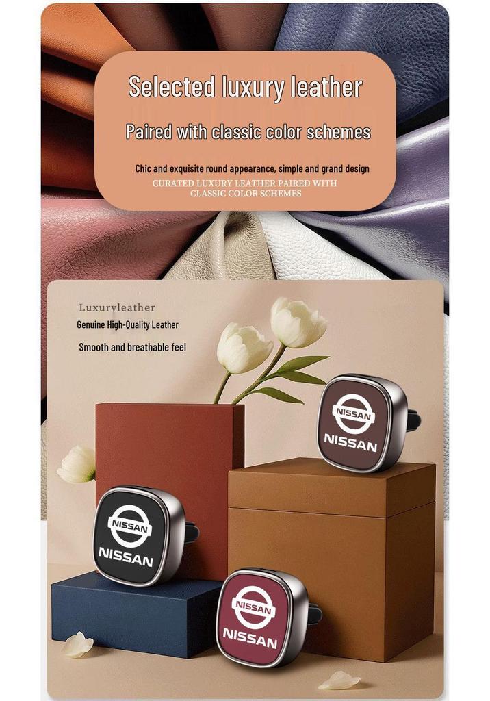 Nissan Car Perfume Air Vent Diffuser for Sylphy, Teana, X-Trail, Qashqai, Tiida - Interior Accessory.
