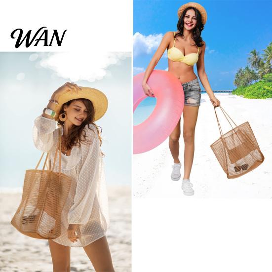 Wet Swimsuit Storage Bag Foldable with Built-in Pocket Design Travel Tote Lightweight Car Door Compact Gym Beach for Swimsuits Towels Sand Shoes Large