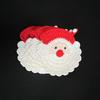 Christmas Christmas Decorations Artistic Crochet Xmas Atmosphere Heat-Resistant Cute Coasters Gift 7 Styles