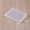 Container Case Rectangular Plastic Clear Storage Box Eco-friendly    Jewelry Container Case