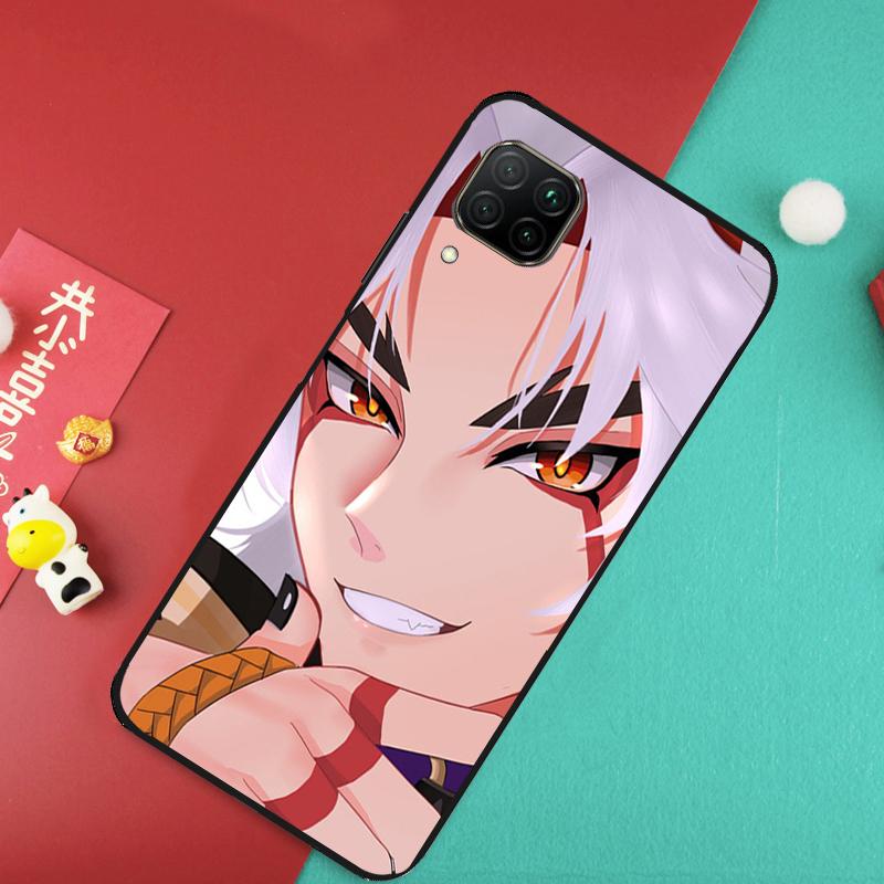 Чехол Genshin Impact Аратаки Итто для Huawei Nova Y73 Y70 Y72 Y60 Y90 Y61 Y91 8i 7i 11i 12i 12s 9 10 SE P20 P30 P40 Lite