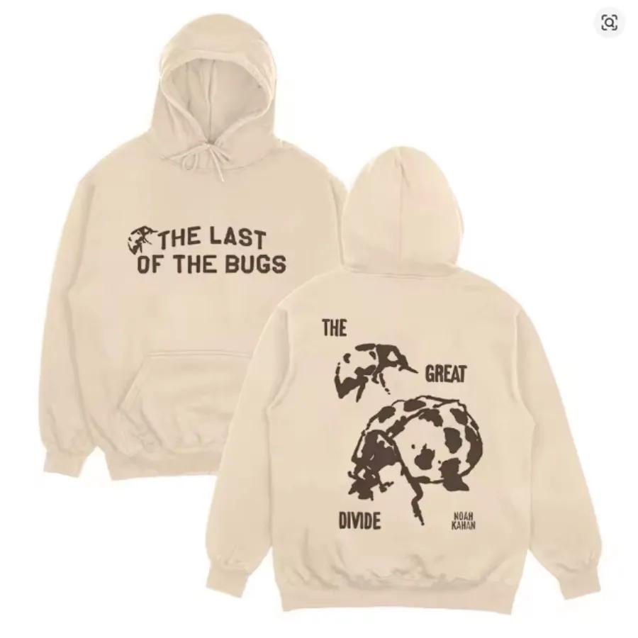 Худи The Last of The Bugs Ноа Кахан Винтажный Мультяшный Принт Уличная Одежда Женщины Мужчины Повседневные Толстовки с Капюшоном Пуловер