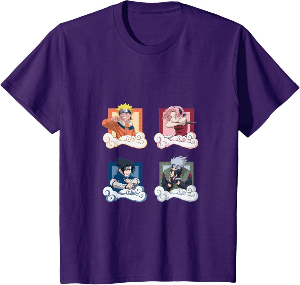 Naruto Classic Characters Grid Fashion Casual Funny TShirt S6XL Summer
