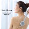 Silicone Long Handle Bath Brush & Double-Sided Back Scrubber