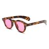Modern Retro Ocean Film Sunglasses: Trendy Round Frames for Women & Men