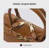 2024 Women's Autumn Genuine Leather Shoulder & Messenger Bags - Large Capacity, Fashionable, High-End Tote for Commuting