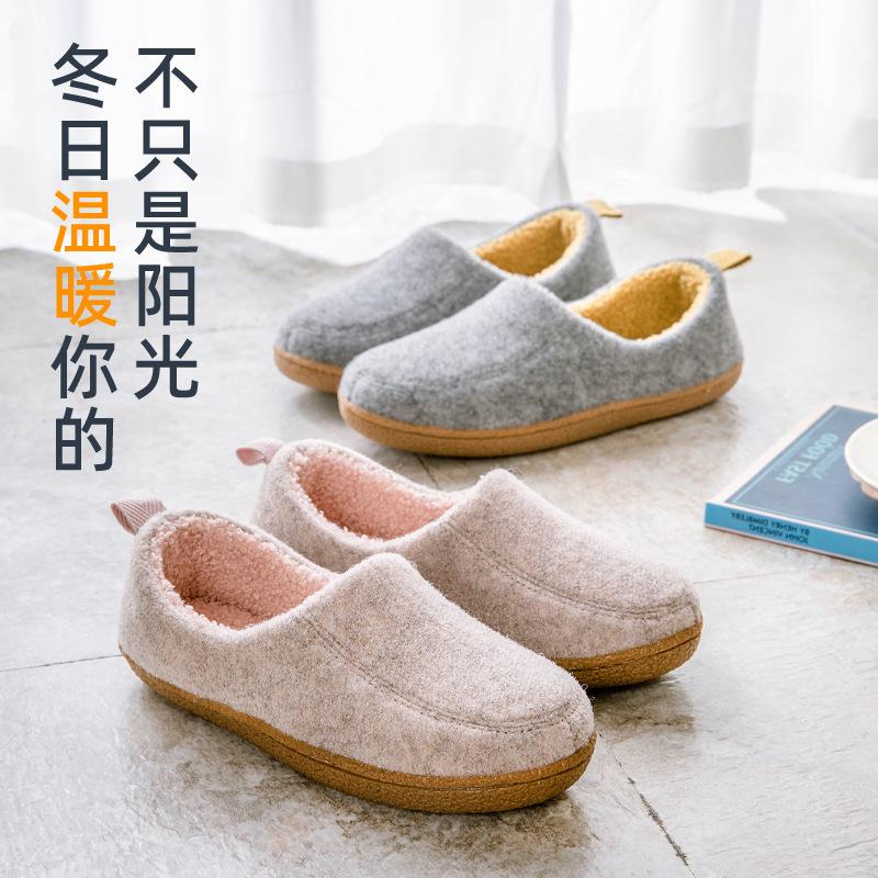 Fashion Shevalues Fluffy Fuzzy Women Slippers Lightweight Indoor House Shoes Winter Warm Female Slides Cotton Lining Warm Casual Slipper