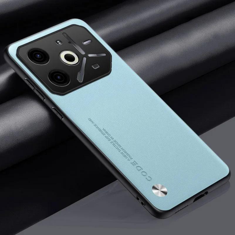 Простой жесткий чехол из искусственной кожи для Tecno POVA 6 Neo 6pro, матовый силиконовый бампер, защита камеры, противоударный чехол для телефона Pova6 NEO 6 Pro