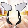 1Pair Rear View Mirrors Universal High Strength Plastic Auxiliary Side Mirrors for Motorcycle