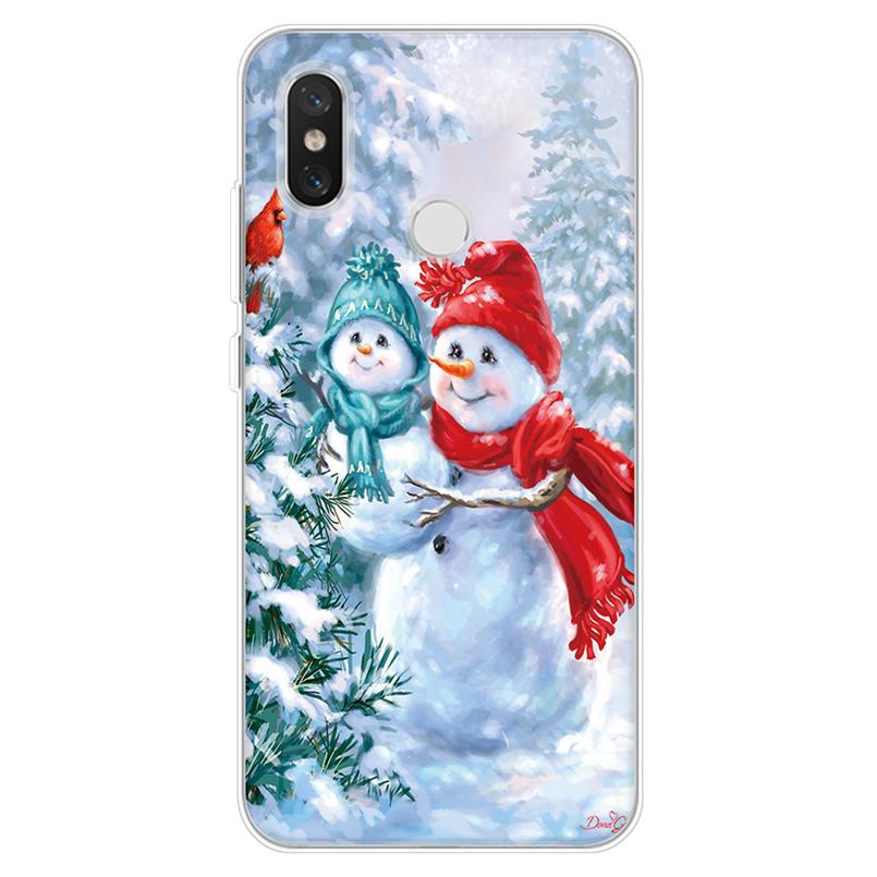 Чехол с рождественским оленем для Xiaomi Redmi Note 9 10 Pro 10S 9S 7 8 8T 5 6 7 9C Mi A3 9T 9 SE 10 10T 11 Lite F3 Poco X3 NFC чехол из ТПУ