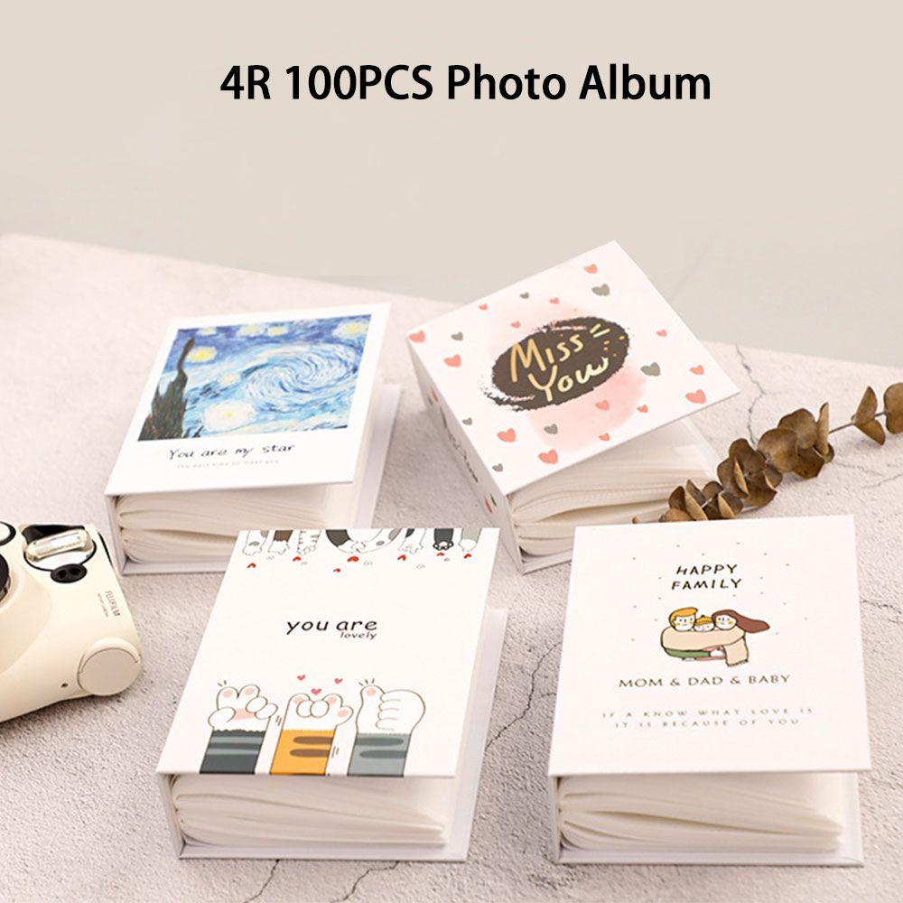 Good Time Cute Insert 100PCS Album Collection Memorial Book Cartoon 4R Photo Album
