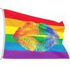 90x150cm Tear-resistant Rainbow Flag Digital Printing Great Large Size LGBT Banner