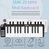 MIDI-контроллер SMK-25/mini Pro | 25 клавиш с velocity + USB-C/Беспроводной | Управление DAW и 15-часовой перезаряжаемый студийный инструмент