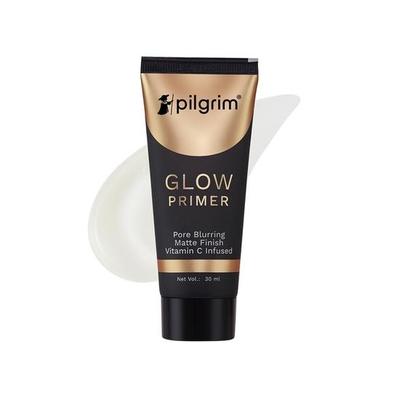 Pilgrim Glow Primer Легкий гелевый праймер с бархатистым матовым финишем, сужает поры, насыщен витаминами C и E