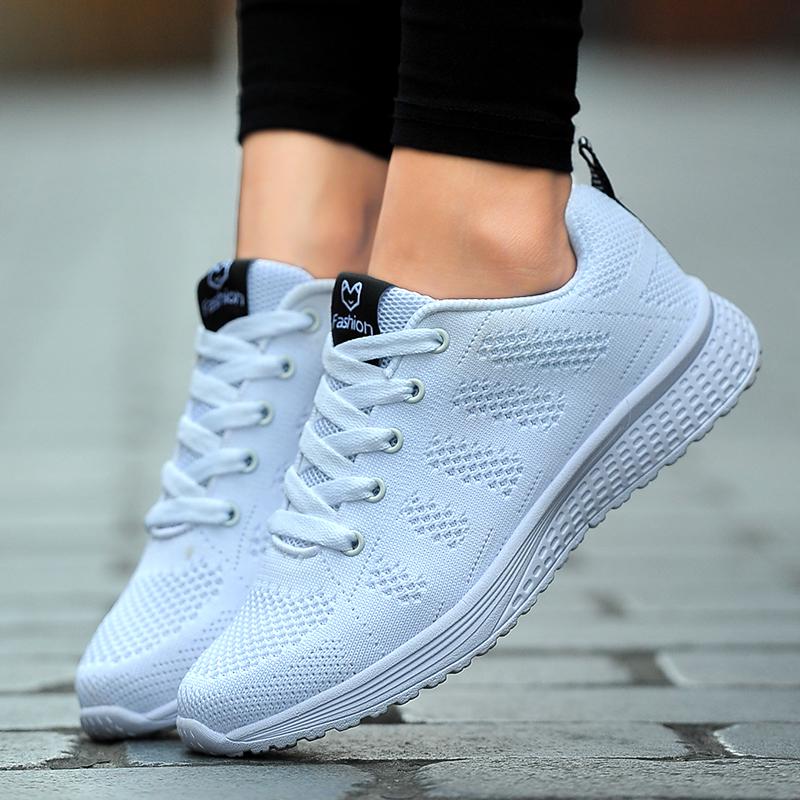 Женская дышащая обувь, повседневные кроссовки для бега на нижней подошве