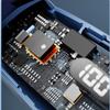 Цифровой дисплей Безлопастной вентилятор на шею Охладитель воздуха USB-перезаряжаемый Вентилятор Охлаждающий инструмент USB Портативный Мини-вентилятор на шею
