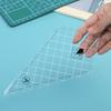 1 комплект линейки для лоскутного шитья, шаблон для резки, форма для резки для квилтинга, высокая точность, прозрачная печать, многоразовая неразрывная швейная линейка для пэчворка