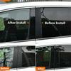 Car Glossy Piano Black Window Pillar Posts Door Trims Cover for Honda CR-V 2002-2023 Accessories Exterior