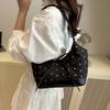 Y2K Underarm Bag French Tote Bag Trendy Bow Ribbon Shoulder Bag  Women