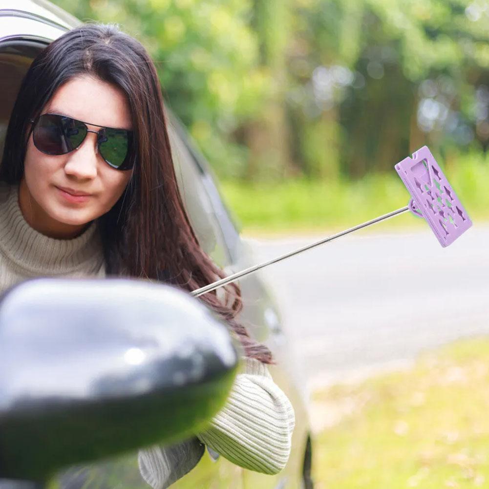 Держатель для автомобильной карты оплаты проезда, регулируемый держатель Touch N Go Stick, телескопическая палка для считывания парковочных сборов, стержни для бесконтактной оплаты