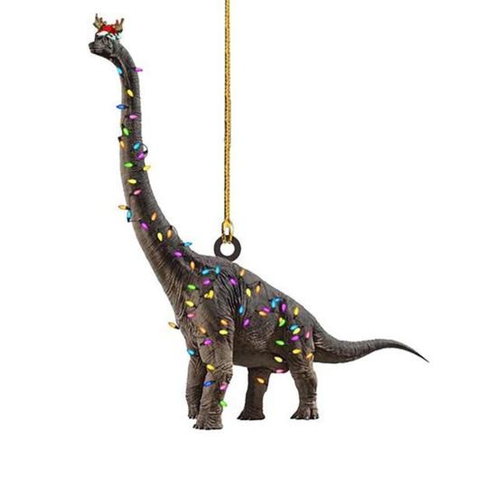 Dinosaur Car Hanging Decoration Christmas Festive Tree Trendy Various Styles Ornament for Home Scene Layout