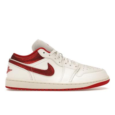 Женские кроссовки Air 1 Low Ruby Cream Sail Varsity-Red HJ9338-106