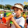 6Pcs Football Trumpet Toy Loud Sound Soccer Horn Plastic Stadium Horn Noise Maker Cheering Toy School Sporting Events Party Favors