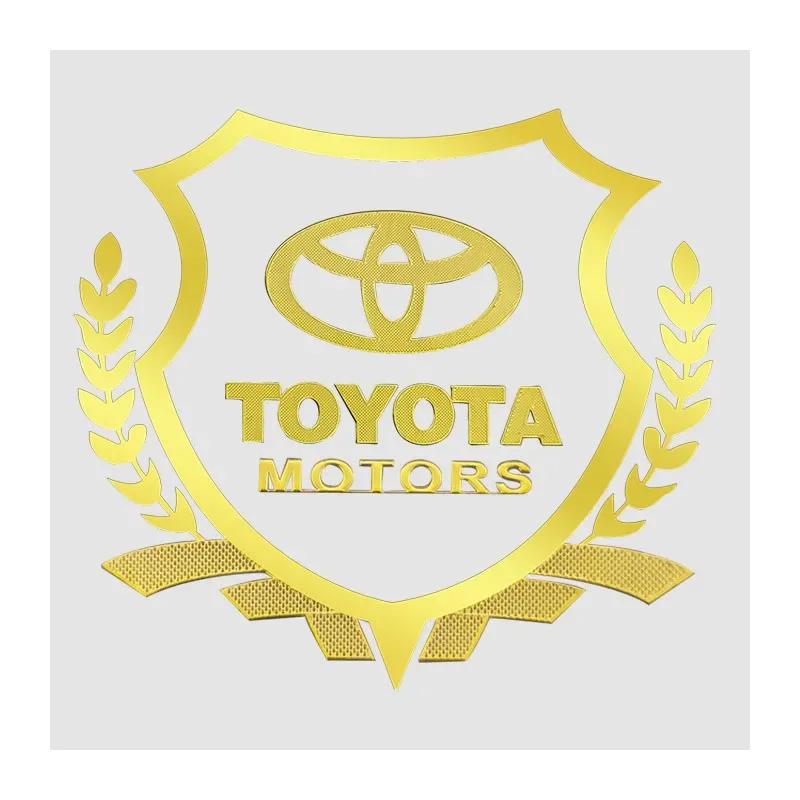 Car Stickers Wheat Badge Sticker Auto Body Side Window Trunk Decorative for Toyota Trd GR Corolla Avensis Yaris Rav4 Hilux Auris Camry
