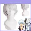 Премиальное качество Gintama Sakata Gintoki Аниме Silver Soul Костюм для Хэллоуина Полный комплект для исключительного косплей-опыта