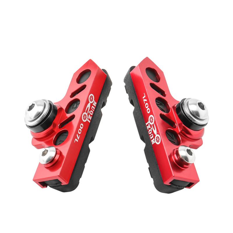 1 пара резиновых тормозных колодок C-образного типа, износостойкие шумопоглощающие удлинительные тормозные колодки для дорог