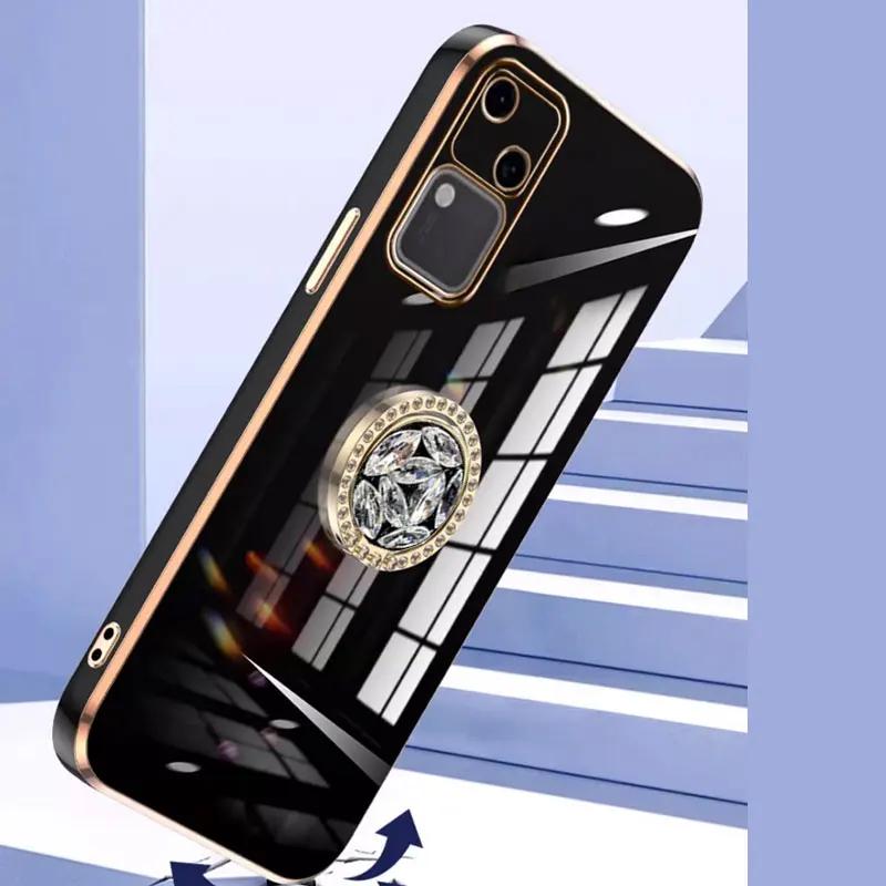 For Huawei Nova 12 SE CaseHuawei Nova12 SE Phone Case Huawei Nova 12SE Cover BNE-LX1 Luxury Square Plating Shockproof Back Cover