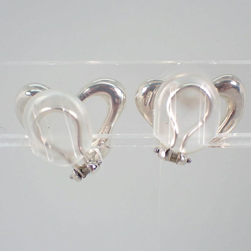 [Б/у] Серьги TIFFANY/Tiffany 925 с открытым сердцем/g428-66