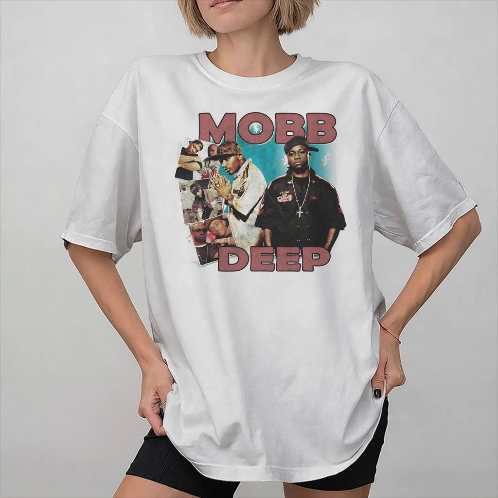 Mobb Deep The Infamous Tee Shirt for Unisex Women Graphic Printed T Shirts 100 Cotton Clothing